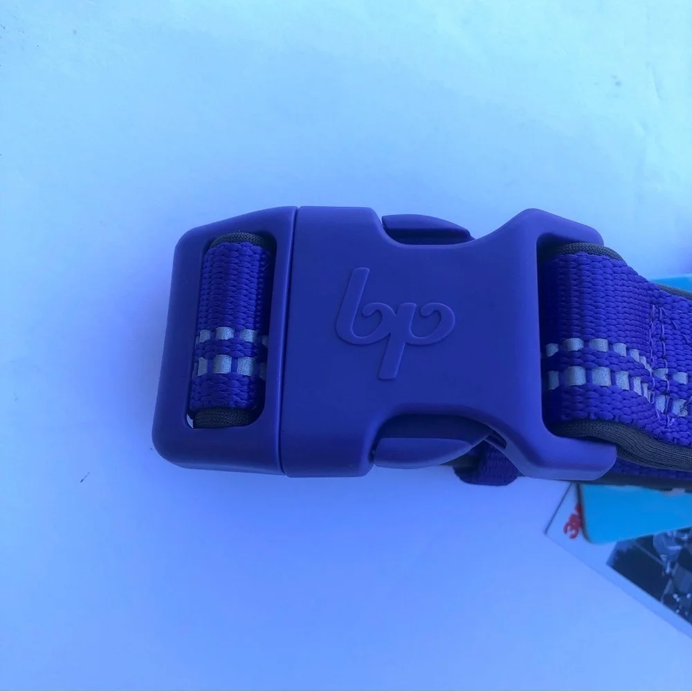 NWT Blueberry Pet padded Reflective dog collar L